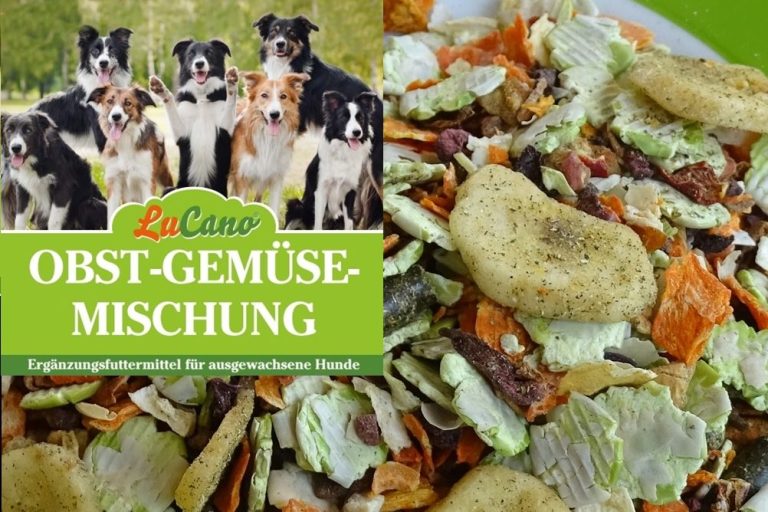 Gemüseflocken und Obst