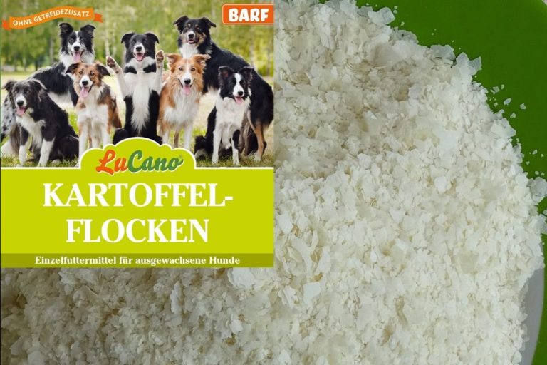 Hundeflocken aus Kartoffeln